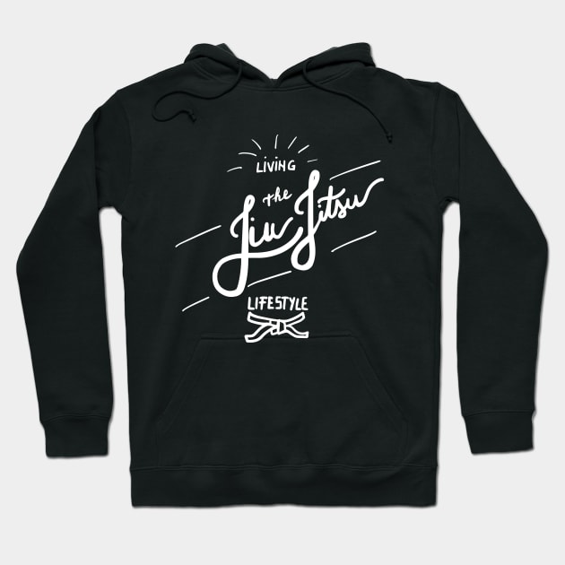 Jiu Jitsu Lifestyle Hoodie by Claudiaco